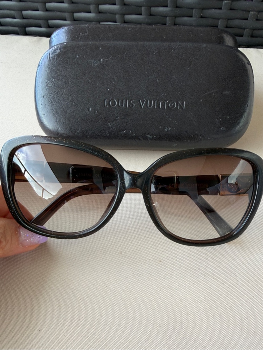 Louis Vuitton Brow Frame Sunglasses with Brown Gradient Lenses